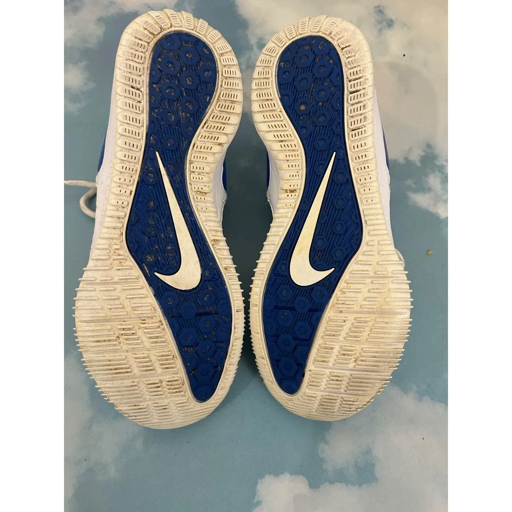 Nike Air Zoom Hyperace‎ 2 Women's Size 10 Sneakers White Blue Lace-Up Logo